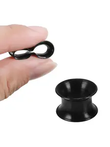 2Pcs/Lot 3-16MM Flexible Silicone Ear Plugs and Tunnels Ear Piercings Earlets Ear Stretchers Expander Ear Dilations Body Jewelry High Quality Earrings