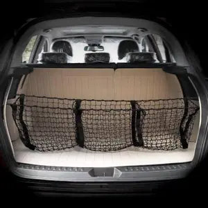 Car Back Seat Storage Net Bag, Car Trunk Cargo Net, Multifunctional Car Back Seat Storage Net Bag, Universal Automotive Accessories, Universal Car Interior Accessories, Vehicle Accessories