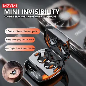 MZYMI MD528 Wireless Workout Headphones Built In Mic HiFi Audio Sports Earphones Charging  Automatic Connection Sleep Noise Cancelling Earbuds