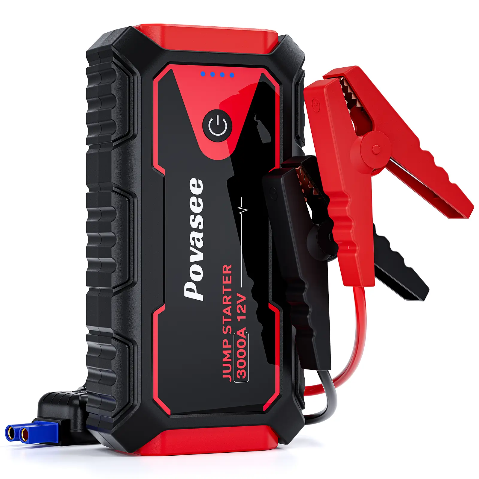 [For You]Povasee Jump Starter 3000A Battery Jumper 12V Battery Jump Starter up to 10L Gas or 8L Diesel Engine with Power Bank/LED Light Car Accessorie