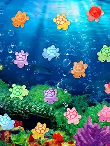 30pcs Glow in the Dark Turtle Charms - Mini Resin Ocean Animal Decor for DIY Crafts, Diy Jewelry Making, Fairy Gardens, Beach-Themed Activities, Beach Decorations, Whimsical Design, Lightweight Material, Handcrafted Details, Art Charms
