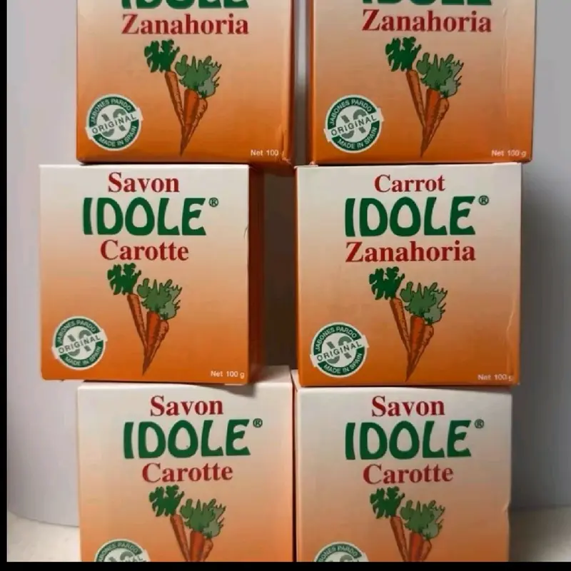 6pcs Idole carrot soap
