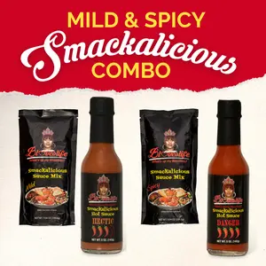 SMACKALICIOUS MILD & SPICY SEASONING & HOT SAUCE COMBO