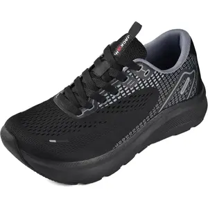 Wide Toe Box Shoes for Men Arch Support Shoes Wide Width Sneakers for Running Walking Athletic Tennis Orthopedic Plantar Fasciitis Workout Flux Footwear with Thick Cushioned Zero Drop Sole