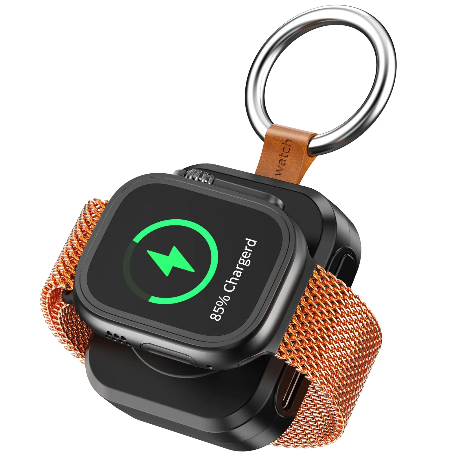 Portable Charger for Apple Watch 1200mAh USB Rechargeable Travel Charger, Power BankCompatible withiWatch Series 9/8/7/6/5/4/3/2/SE/Ultra Smartwatch Accessories Wearable
