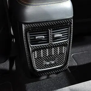 Dodge Charger 2015-2023 Carbon Fiber Rear Center Console AC Vent Trim Overlay