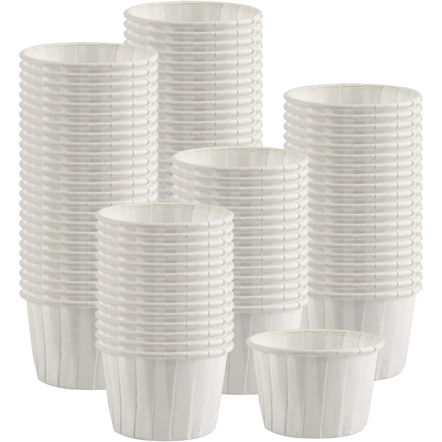 300 pcs 1 oz Paper Cups Disposable Souffle Cup for Ketchup  Sacrament Condiments Or Medicine