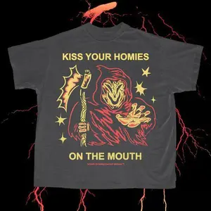 Kiss Your Homies Vintage Tee graphic tees