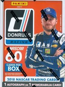 2018 Panini Donruss Racing: Single Pack from Blaster Box, Officially Licensed NASCAR Trading Cards
