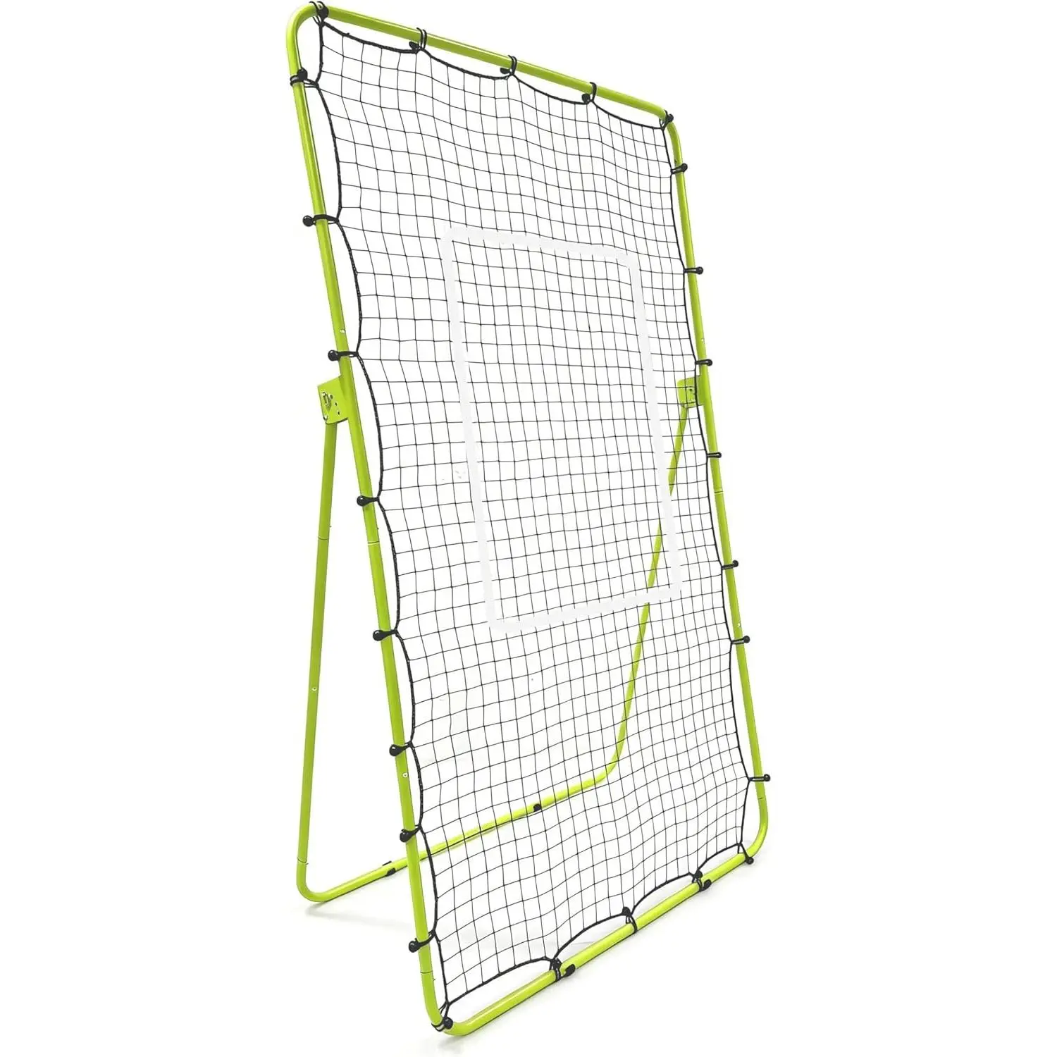 Volleyball Rebounder 7x4 ft, Double-Sided Portable Bounce Back Net with Steel Frame for Solo or Multi-Sport Training, Collapsible with Carry Bag