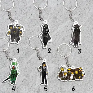 Forsaken keychain  Video Game Gift, Roblox Acrylic keychain, Two Time, guesti, noob, azure  Gamer Gift