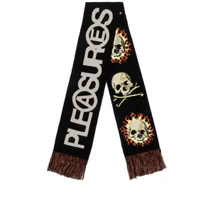 Pleasures Zine Scarf in Black