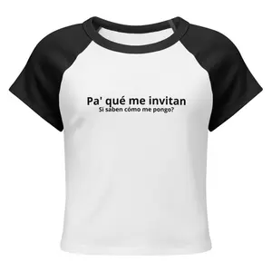 Si saben cómo me pongo baby tee