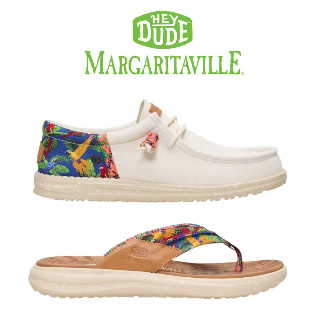 HEYDUDE Margaritaville Collection - Comfortable Slip on Shoes and Sandal HEYDUDE Margaritaville Collection - Comfortable Slip on Shoes and Sandal