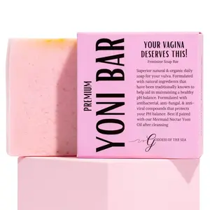 Handmade Organic Yoni Soap Bar – Feminine Care Cleanser for pH Balance, Odor Neutralizing & Hydrating Comfort, Natural Herbal Ingredients for Sensitive Skin, Daily Intimate Hygiene Soap for Women | TikTok Trending Beauty Product