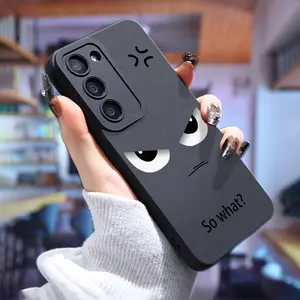 Fashionable Big Eye Design Phone Case for Samsung Galaxy S21 S22 S23 S24 S25 S26 Plus Ultra FE, Unisex, Precise Camera Protection, Durable Scratch-Resistant TPU Protective Cover, Accessories, Smartphone