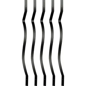 VEVOR Deck Balusters,  61 Pack Metal Deck Spindles, 29.5\"x1\" Staircase Baluster with Screws, Aluminum Alloy Deck Railing for Wood and Composite Deck, Stylish Baluster for Outdoor Stair Deck Porch