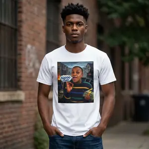 BRO-RILLA "2500 Flat" Holding Cash Photo T-Shirt | Urban Streetwear