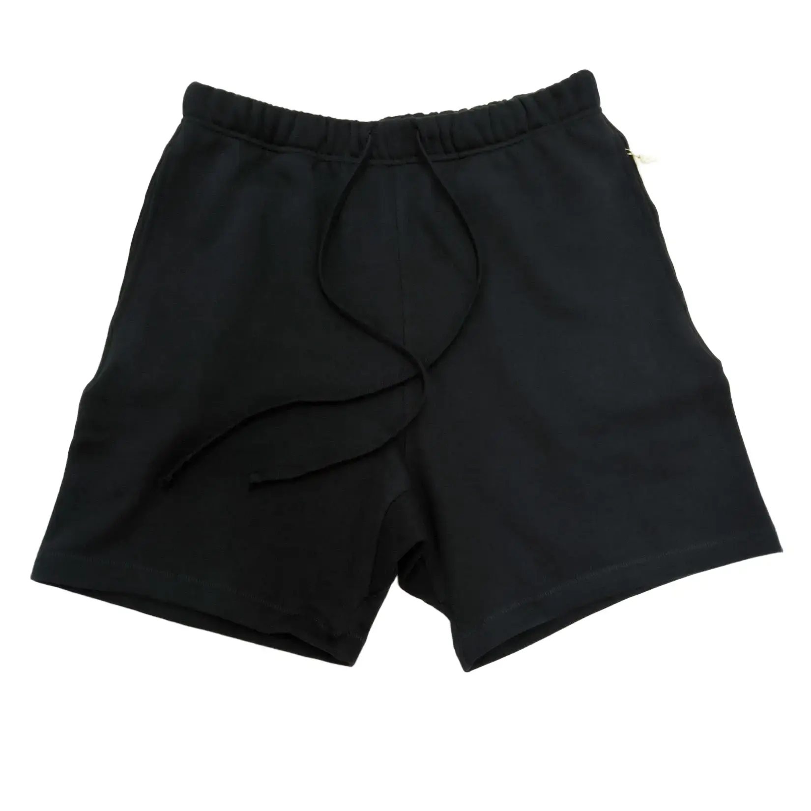 Men's Casual Breathable Summer Shorts - Oversized Limo Black Sweat Shorts for Women with Elastic Waist Drawstring Daily Wear Loungewear Outings