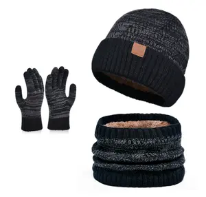 3 Pcs Setsscarf, Necktie, Gloves Fashion Clothing Accessories