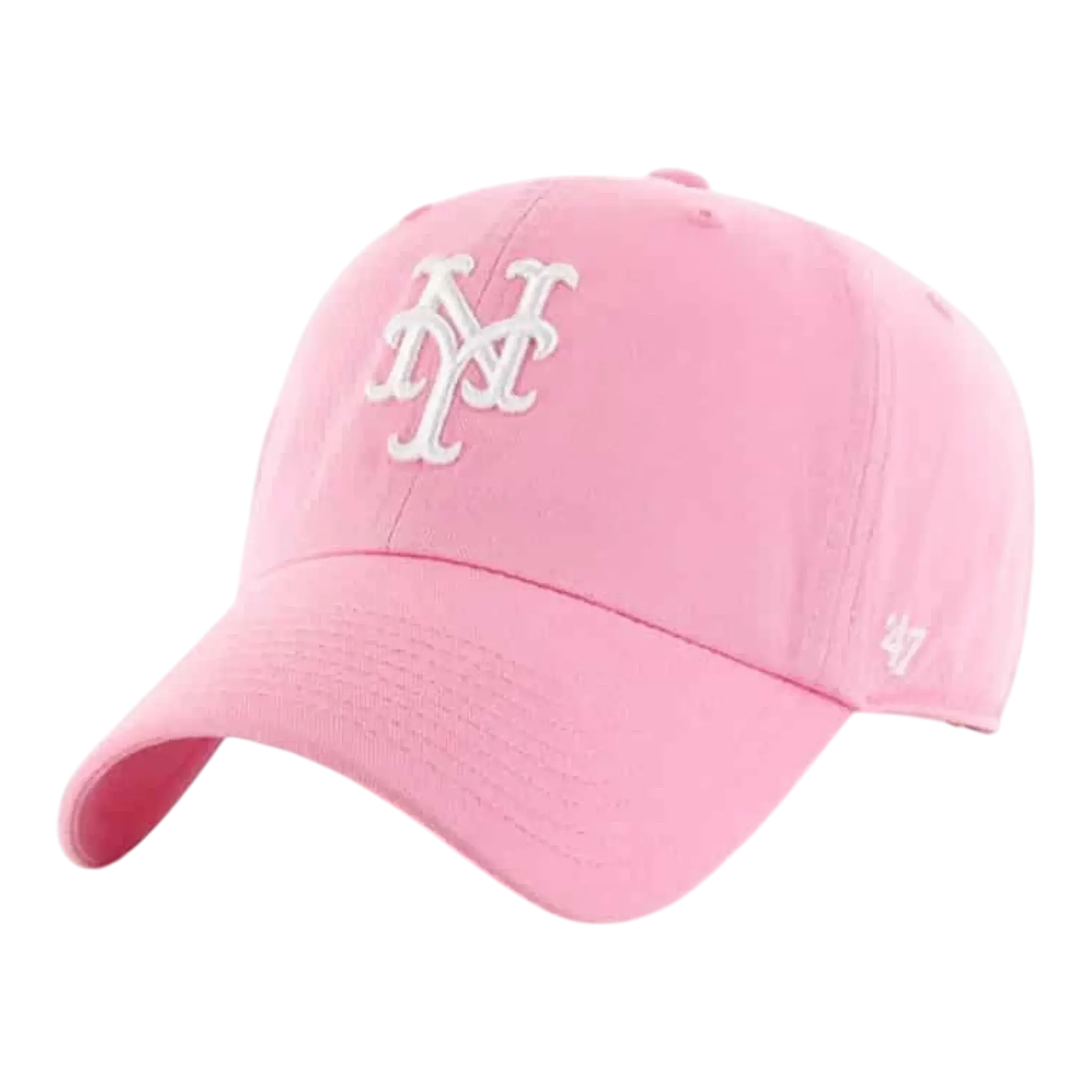 47 Brand Clean Up New York Mets Strapback in Rose | Adjustable Cap