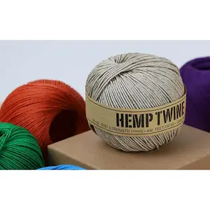 Hemp Twine, Cord Rope Gardening Crafting Cooking Jewelry Decor assorted sizes and colors and beeswax waxed