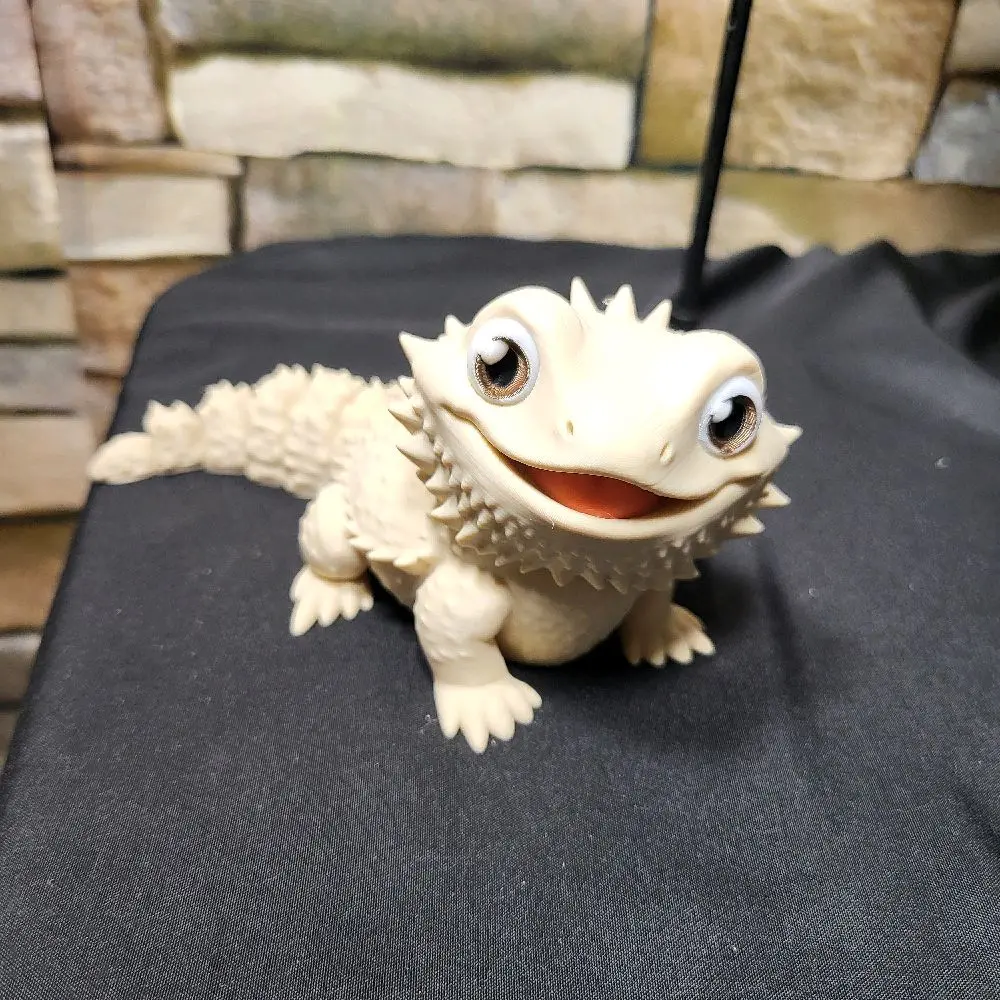 3D-printed articulated bearded dragon 3D-printed articulated bearded dragon