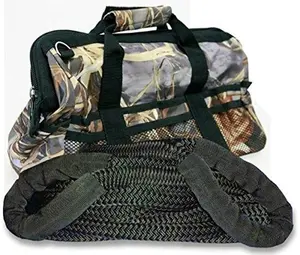 BILLET4X4 U.S. Made Safe-T-Line® Kinetic Bridle/Extension Rope - 1 inch X 10 ft with Heavy-Duty Carry Bag (4X4 Vehicle Recovery)