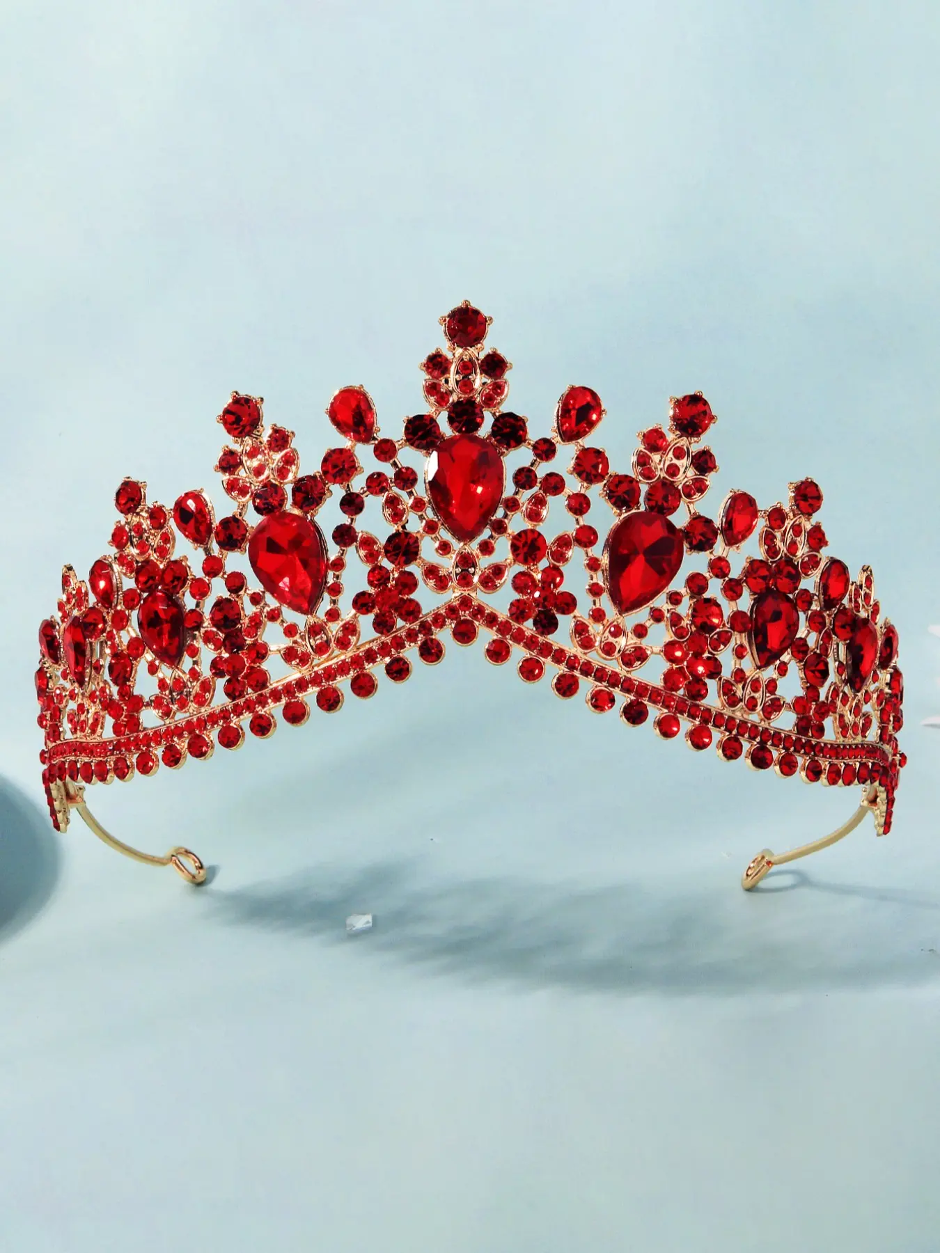 Alloy Bride Crown Rhinestone Headpiece, Elegant Crown Design, Christmas Fashion Hairband Accessory, Bridal Accessory, Wedding Tiara Birthday Adult Gift Jewellery, Fashion Hair Accessories