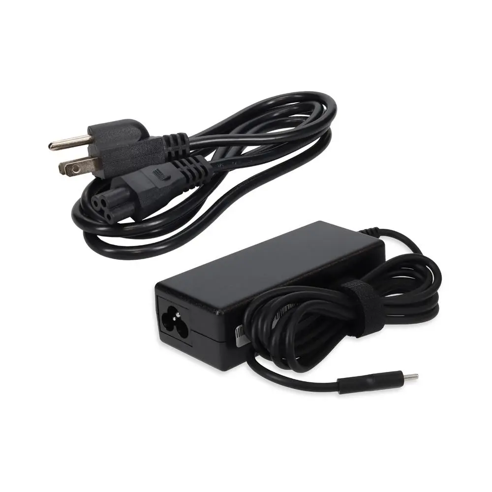 AddOn HP 1P3K6UT#ABA Compatible 65W 20V at 3.25A USB-C Laptop Power Adapter and Cable