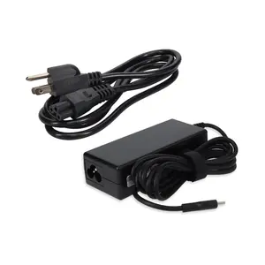 AddOn HP 1P3K6UT#ABA Compatible 65W 20V at 3.25A USB-C Laptop Power Adapter and Cable