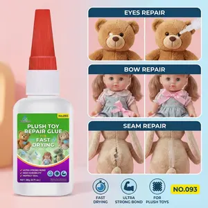 Whitelife Plush Toy Repair Glue, Fast-Curing Adhesive for Dolls and Stuffed Animals, Strong Bond for Eyes, Seams, and Bowties
