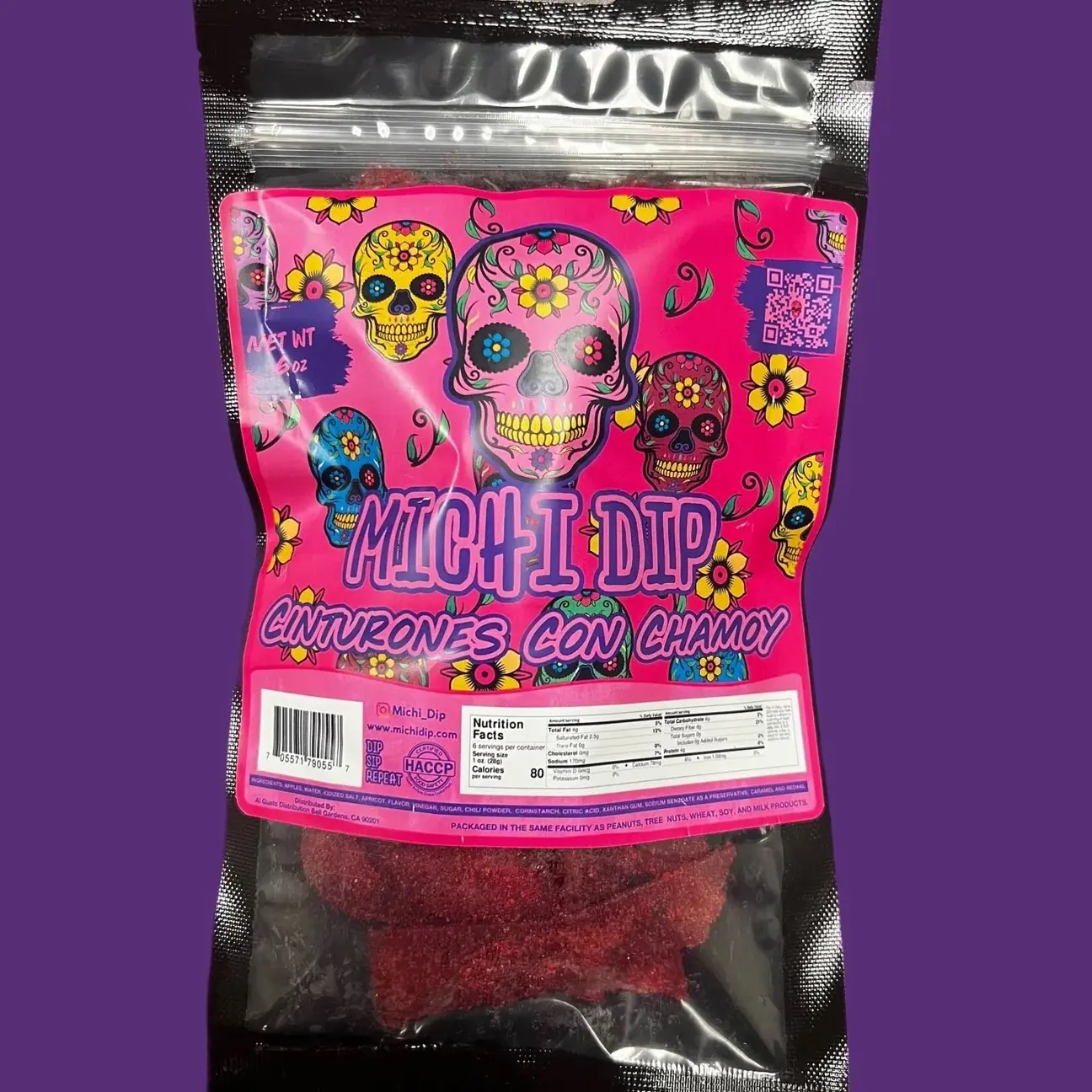 Cinturones Con Chamoy ( Sour Belts W/ Chile )