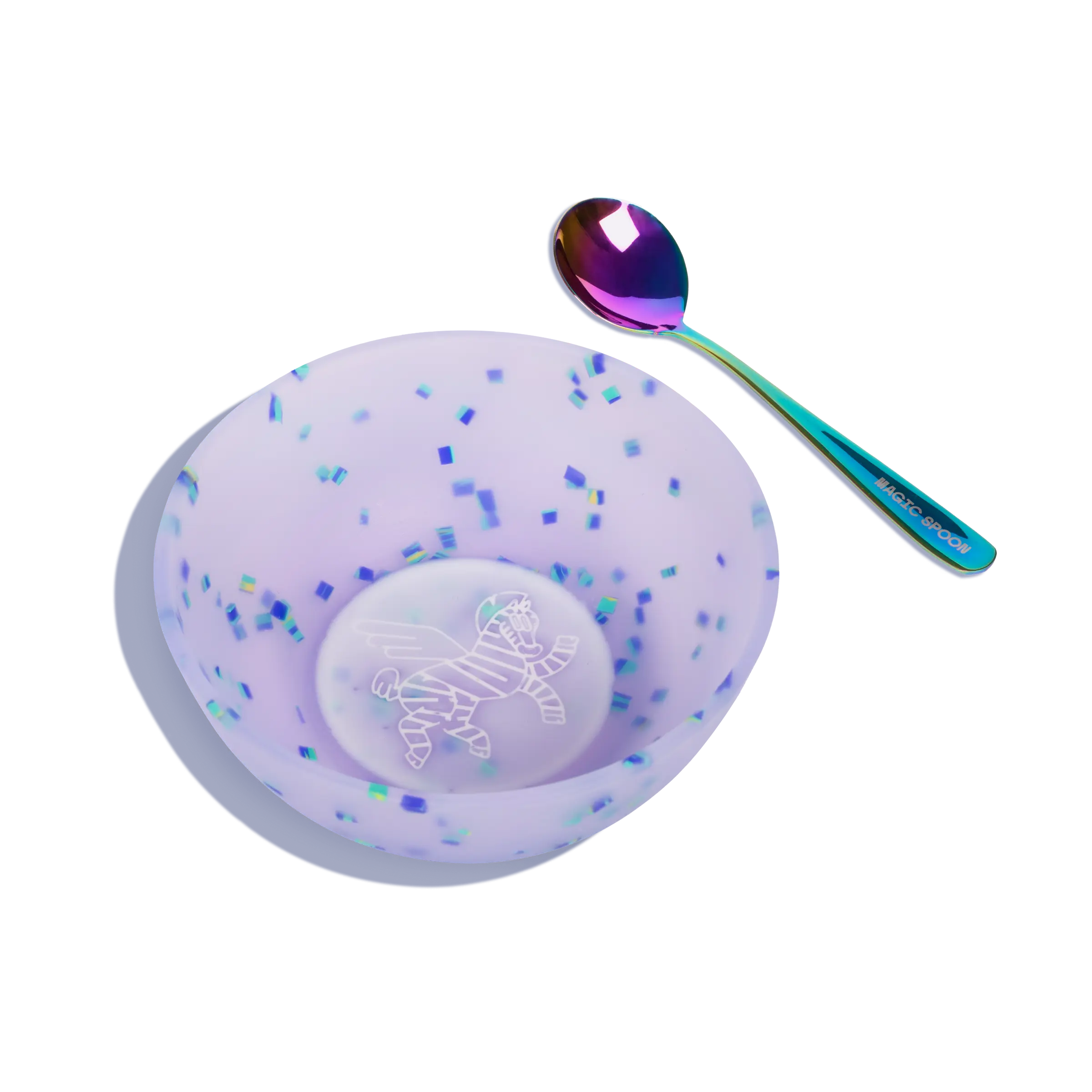 Viral! Zebra bowl & spoon set