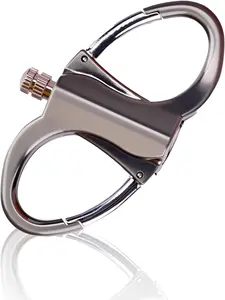 Keychain Infinity Lighter – Permanent Match, Reusable Waterproof Flint Fire Starter, Strike Anywhere for Camping & Survival