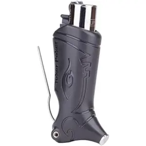 - Clipper Lighter Case - Black, All Inclusive Tool for Camping and Other - by Toker Poker Army