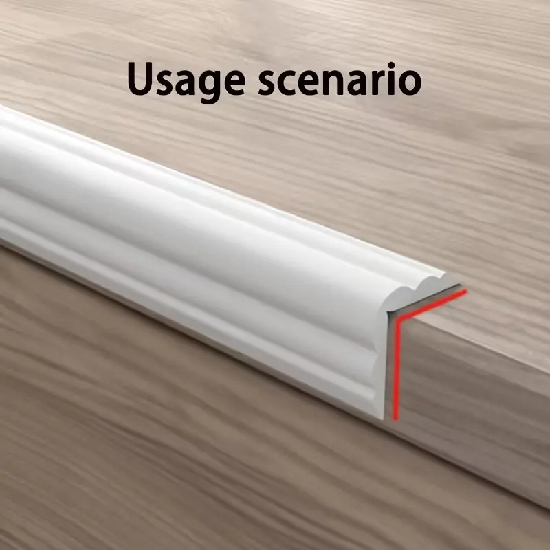 Self-Adhesive Strip for Protecting Home Drywall Wall Corners and Edges, 78.74 Inches X 1.6 Inches, Easy to Apply Trim for Corners, Ceilings, Countertops, Floors