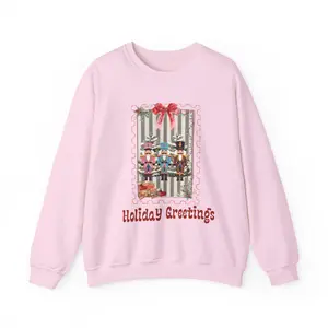 Nutcracker Crewneck Sweatshirt, Christmas Holiday Winter Jumper, Cute Xmas Gift, Trendy Pullover, Unisex Sweater