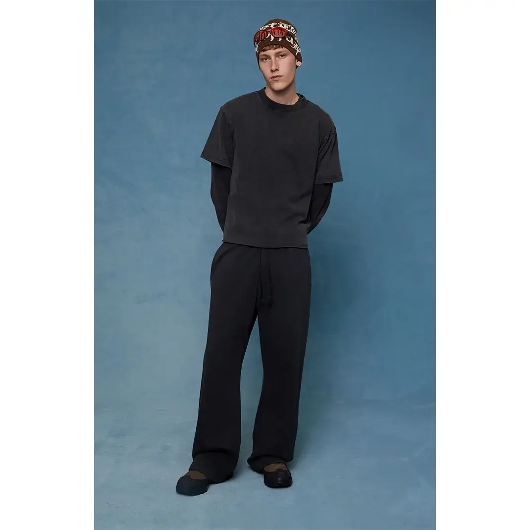 Pacsun Men's Black Wash Baggy Sweatpants Pacsun Men's Black Wash Baggy Sweatpants