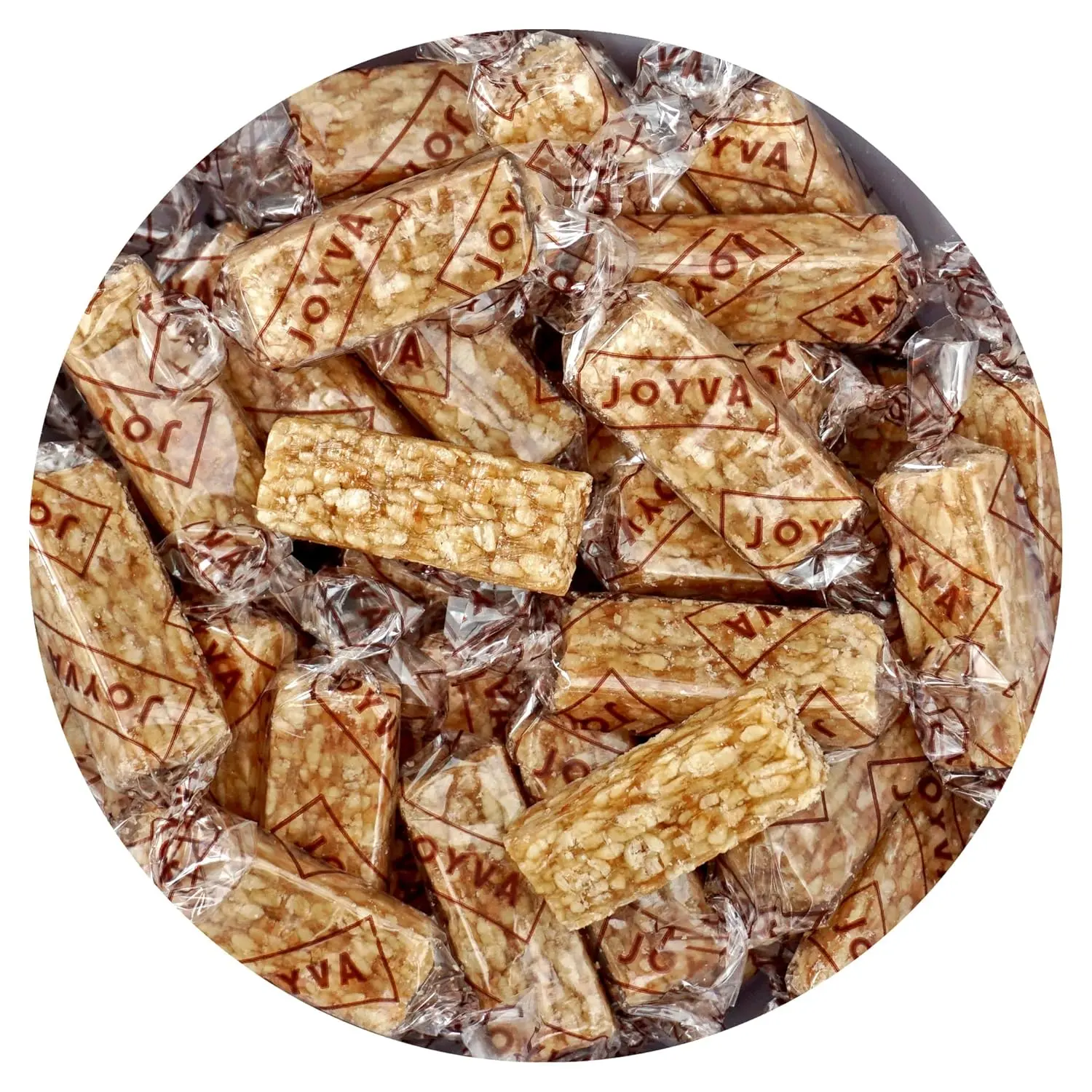 Sesame Crunch Bars, 2 Pound Bulk Bag, Individually Wrapped Honey Candy Bars
