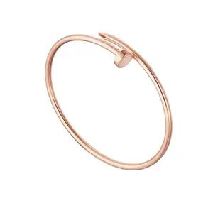 Pre-owned Cartier Juste un Clou bracelet, small model, rose gold, 2.5mm