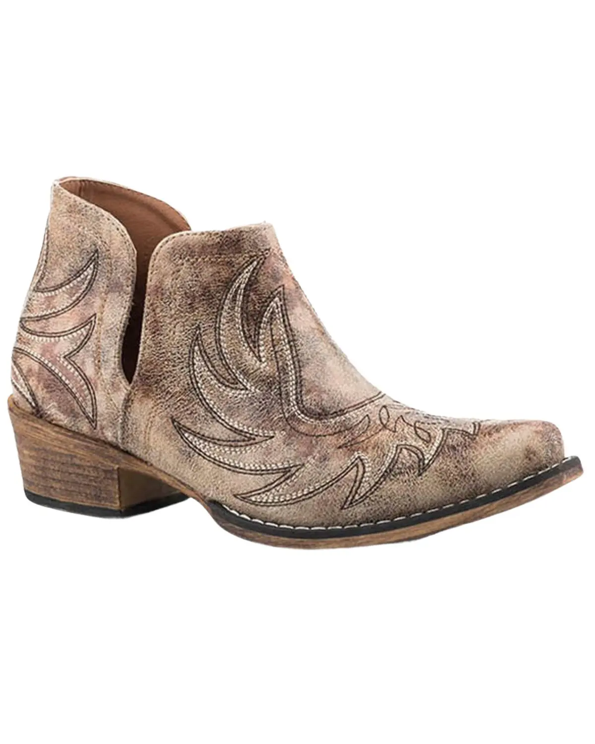 Women's Women'S Ava Vintage Western Booties Snip Toe - 09-021-1567-2634 Ta