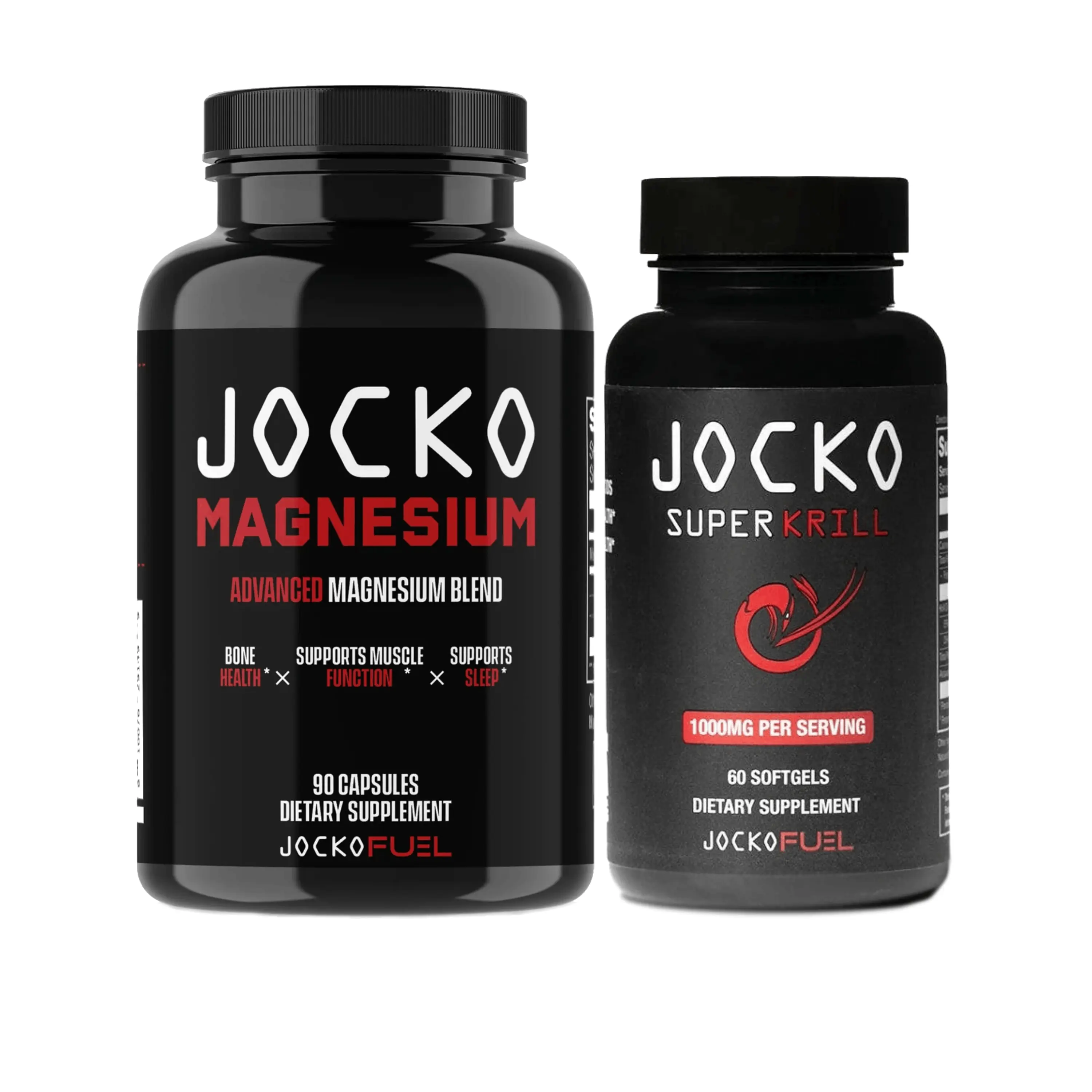 JOCKO FUEL Antioxidant Nutrient Supplement Bundles - Adult Daily Dietary Capsules, Clinically Tested, Transparent Labels, Brain Health Support, Bone Health Benefits, Energy Boost (Vanilla Flavor), Daily Dietary Supplement, Helps Build Proteins