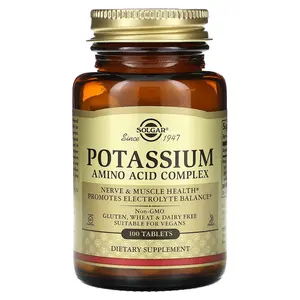 Solgar Potassium Amino Acid Complex, 100 Tablets (99 mg per Tablet)