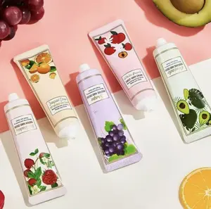 Korean-style Fruity Scent Hand Cream for Women & Men - Moisturizing Nourishing Daily Hydration, Compact Convenient, Soothes Cracked Hands  Mother's Day & Christmas Gift