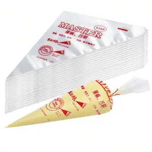 Transparent Cream Icing Piping Bags, 20/50/100 Pieces, Ideal for Pastry Decorating Tools, Cake Decorating, Macarons, Pastry Packaging, DIY Cooking Supplies, Bakery Bags, Baking Supplies, Home Baking Supplies