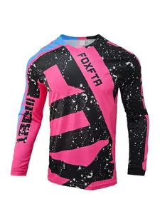 2026 men's outdoor off-road sports long sleeved quick drying breathable T-shirt Sports Top Athletic Tops Quick Dry Jersey mountain bike sportswear MTB BMX ATV DH downhill off-road motorcycle racing suit Outdoor Apparel