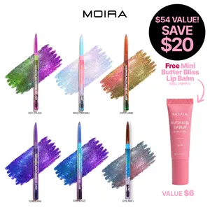 MOIRA | Supernova Multichrome Bundle | Multichrome Eyeliner Collection with Color-Shifting Finish