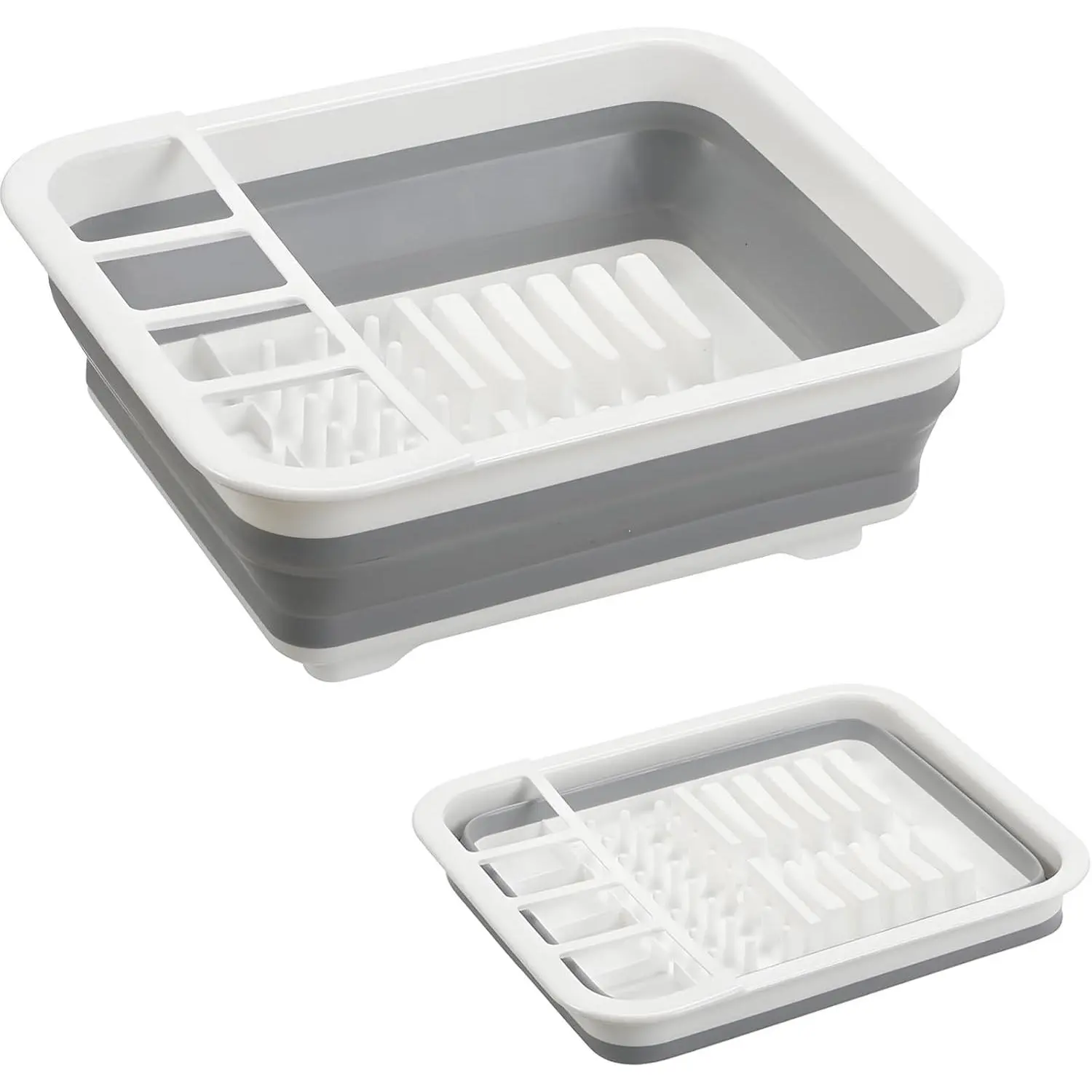 Durable Collapsible Dish Drying Rack - Foldable Dinnerware Drainer Organizer for Kitchen Counter, RV, Camping & Travel, Space-Friendly Draining Board for Dishes, Plates & Cups, Portable Storage Holder Essential, Dish Drying Racks
