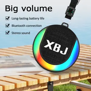 Bluetooth Speaker, Waterproof Portable Bluetooth Speaker, Wall Mountable Anywhere, Portable Wireless Speaker for Home, Outdoor and Travel, Black Model